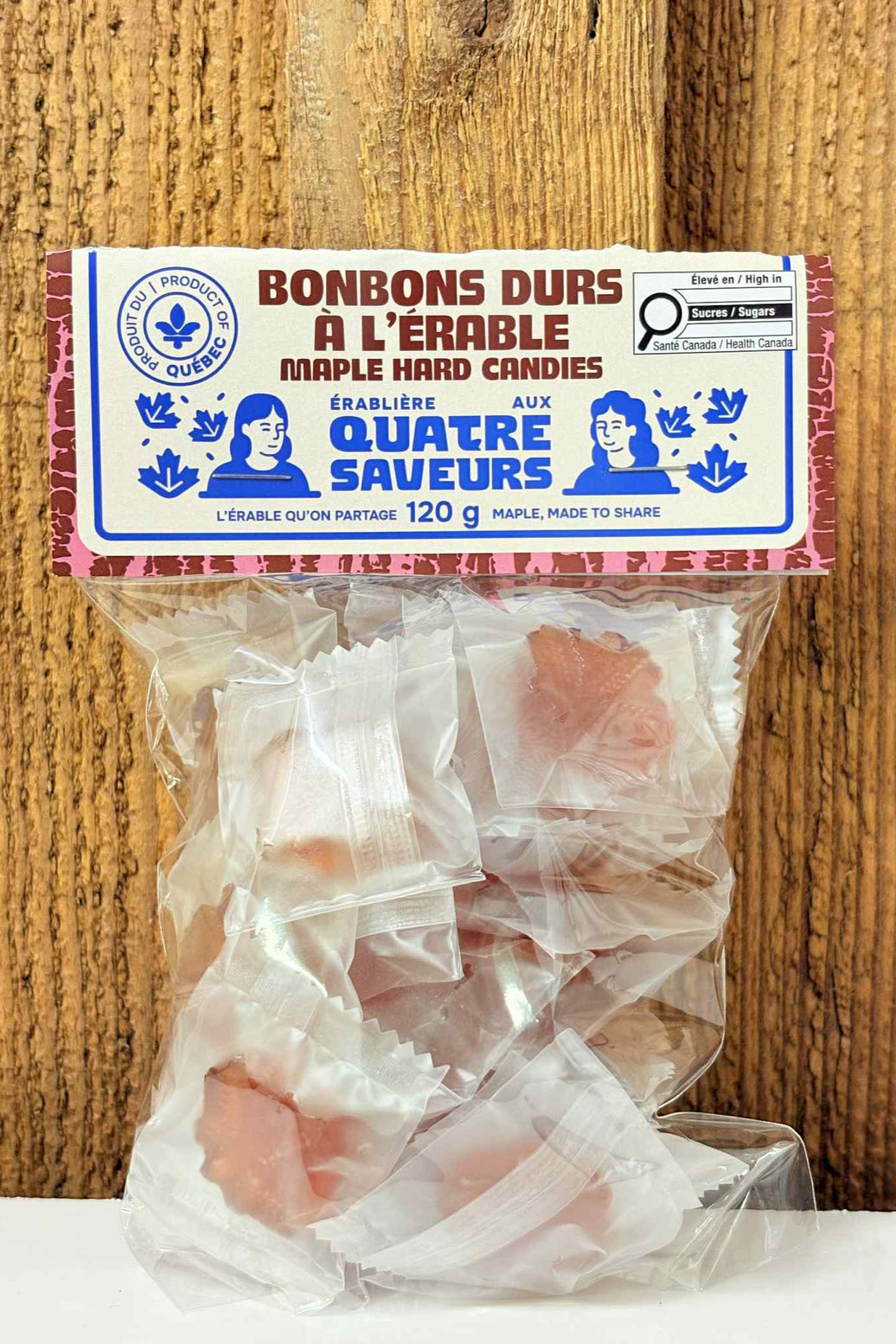 Bonbons durs à l'érable
