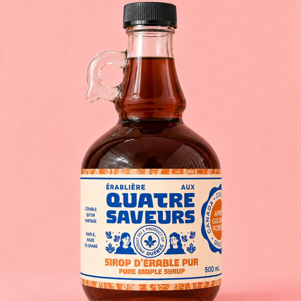 Sirop d'érable Ambré - Bouteille en vitre