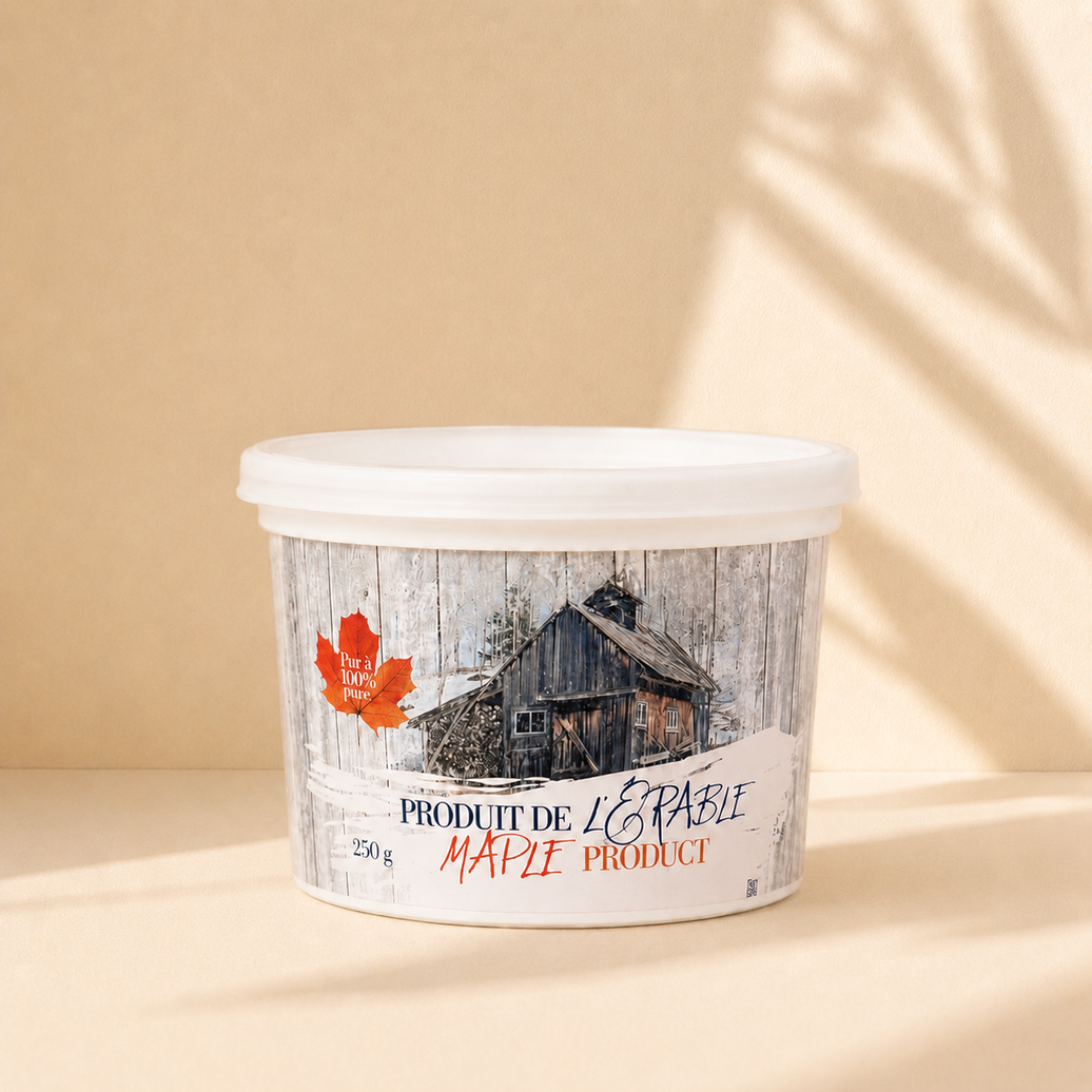 Tire d’érable pure du Québec – Texture fondante
