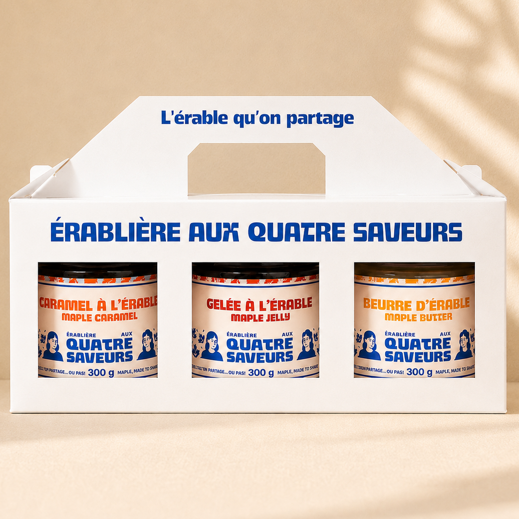 Trio gourmand à l’érable