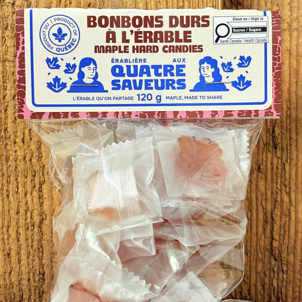 Bonbons durs à l'érable