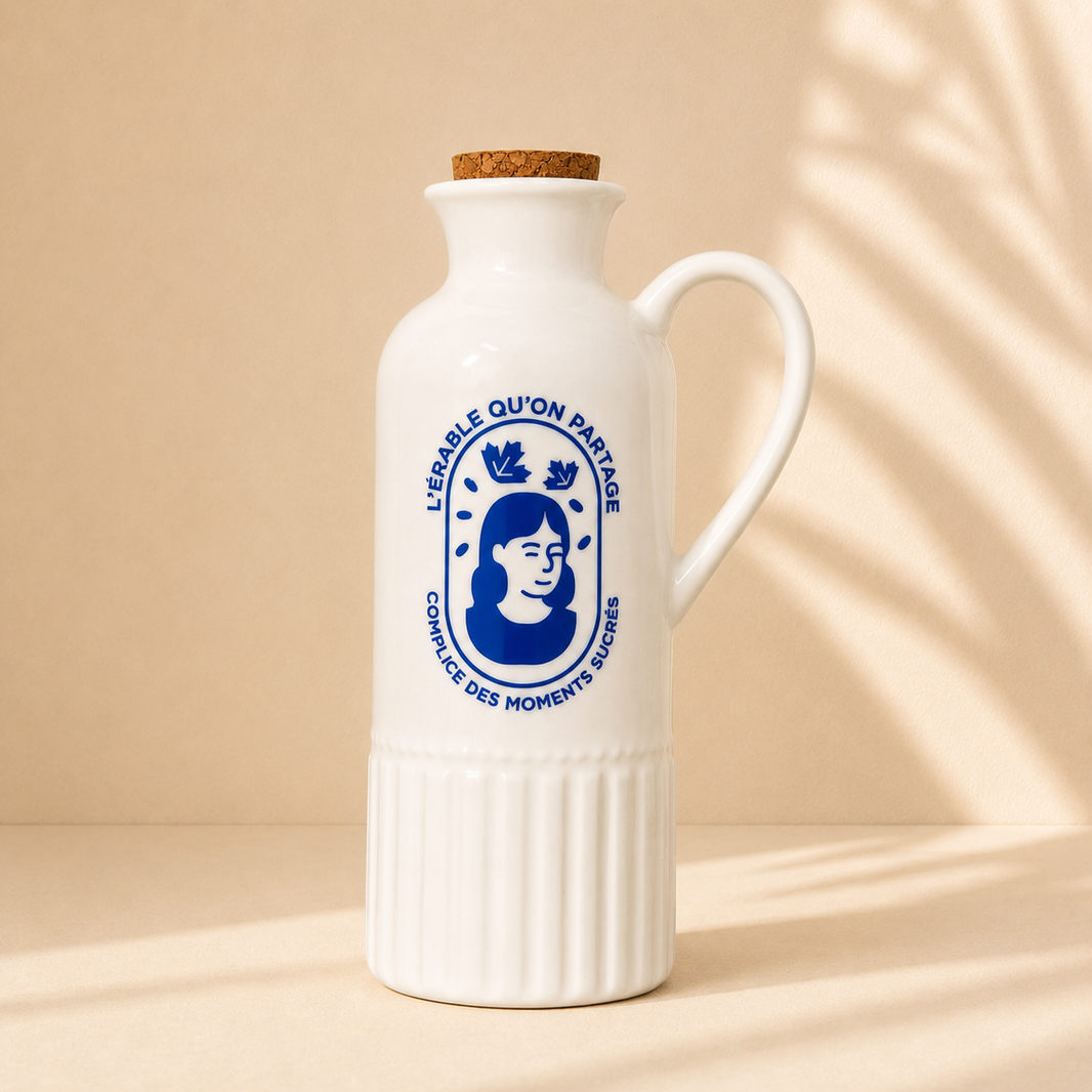 image Carafe en céramique pour sirop d'érable