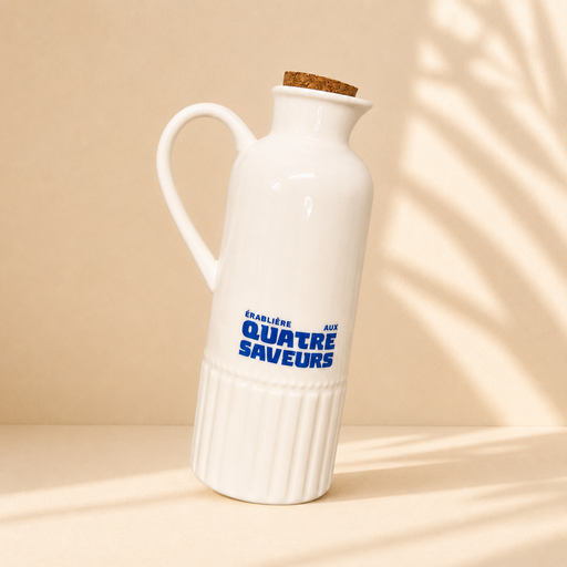 Carafe en céramique pour sirop d'érable