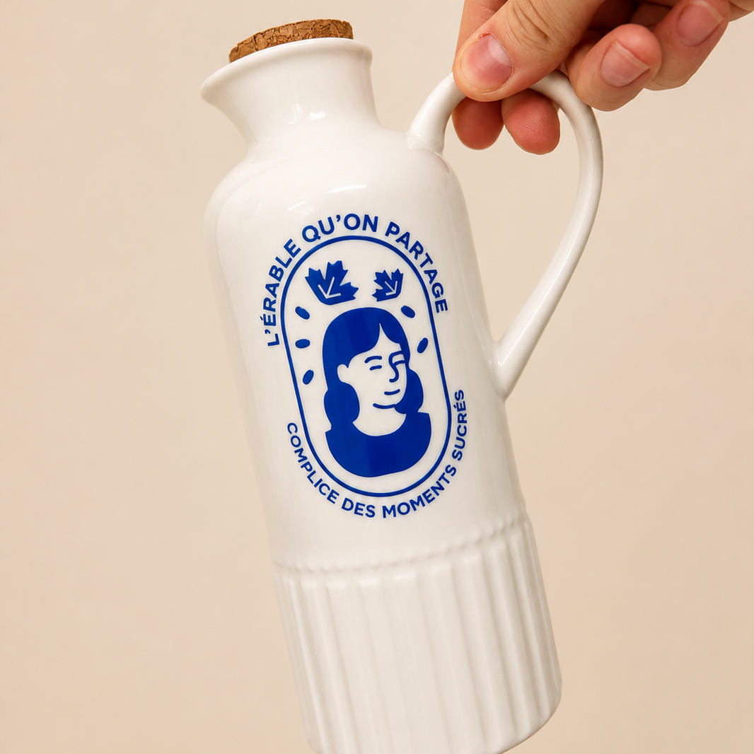 image Carafe en céramique pour sirop d'érable
