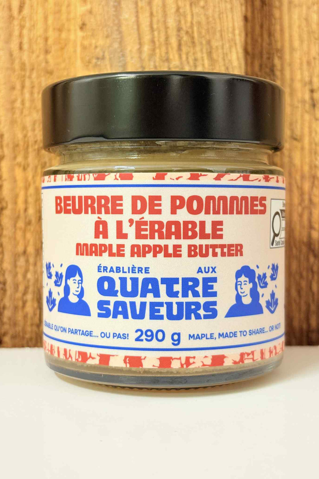 Beurre de pommes à l'érable