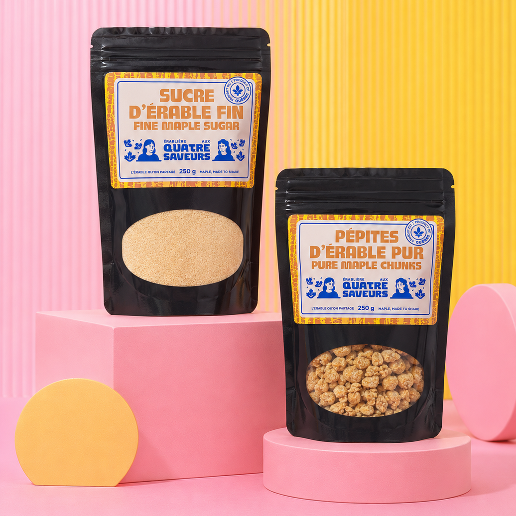 Sucre d'érable & pépites à l'érable